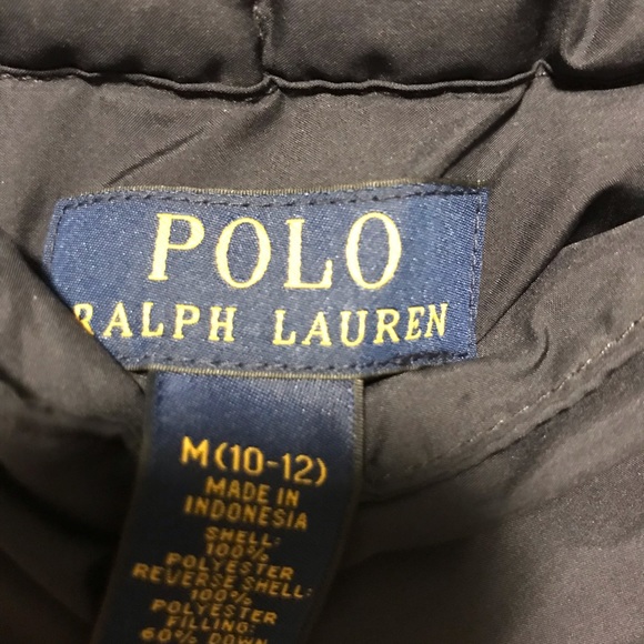 Polo Ralph Lauren reversable vest black/red size M 10/12 new without tag - Picture 5 of 14